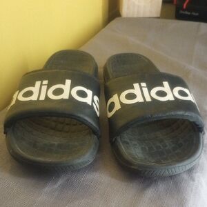 Adidas Black Slides 12M